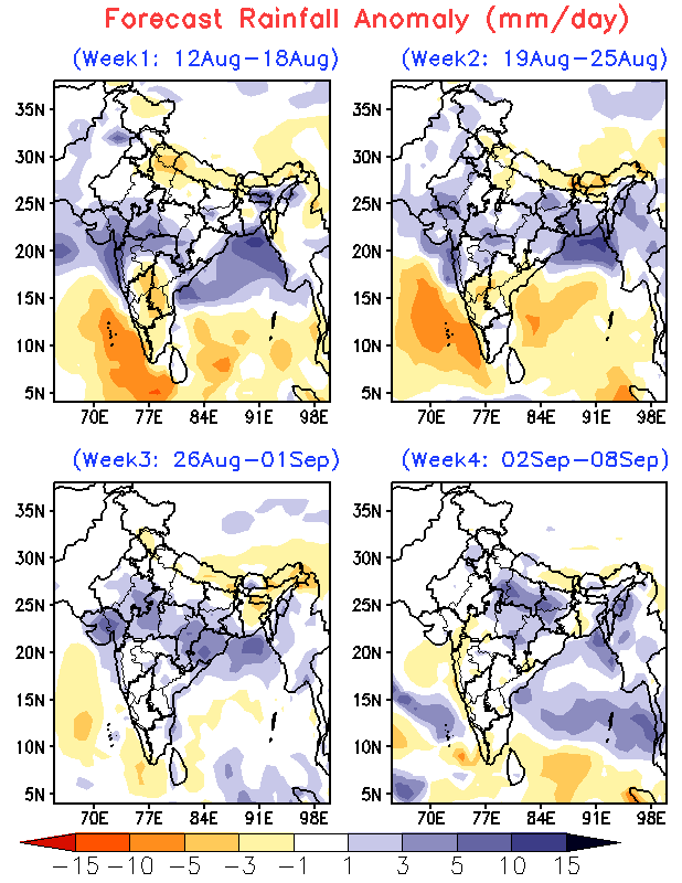 Extended Range Forecast, IMD Monsoon OnLine