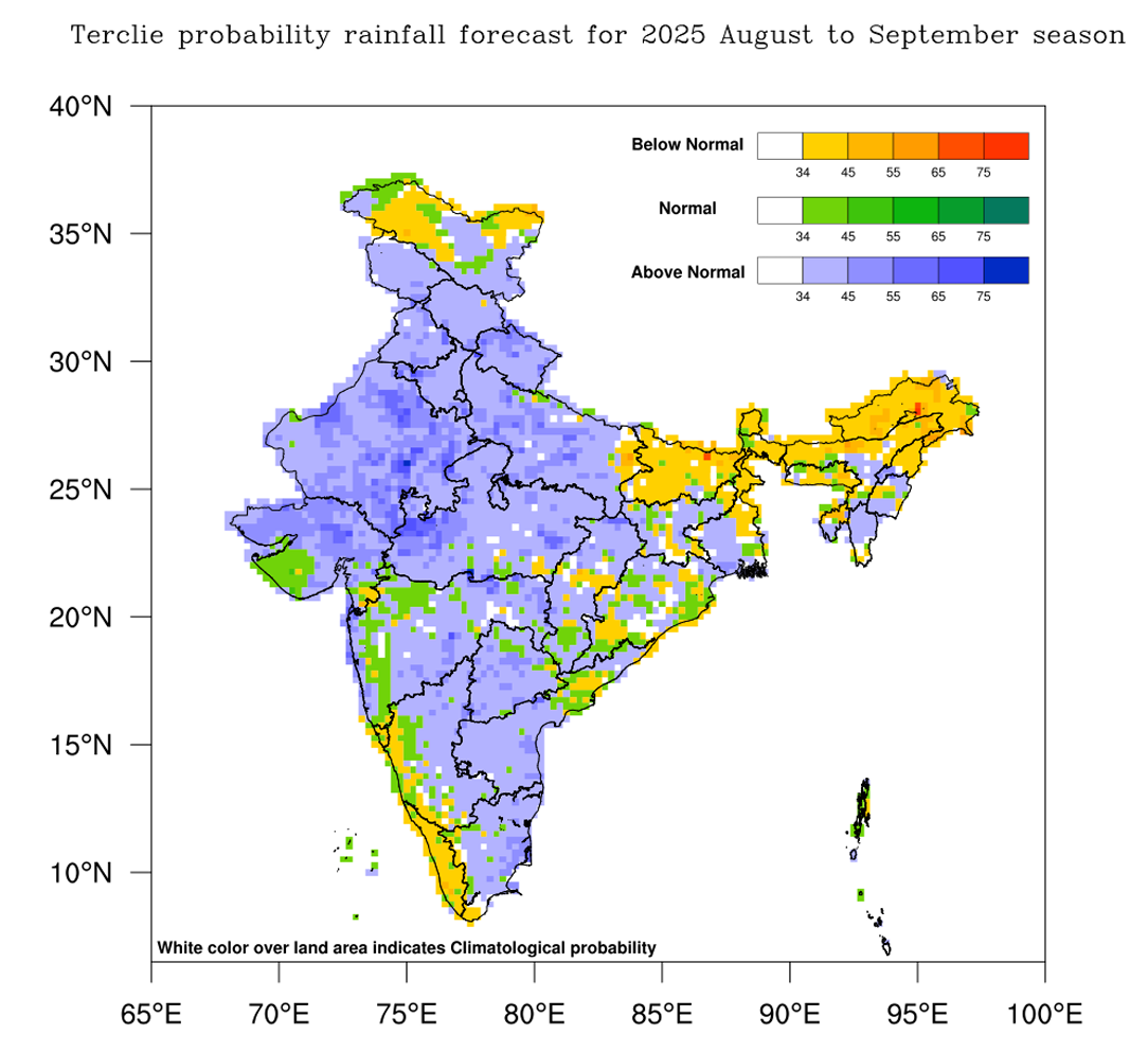 IMD forecast for August-September