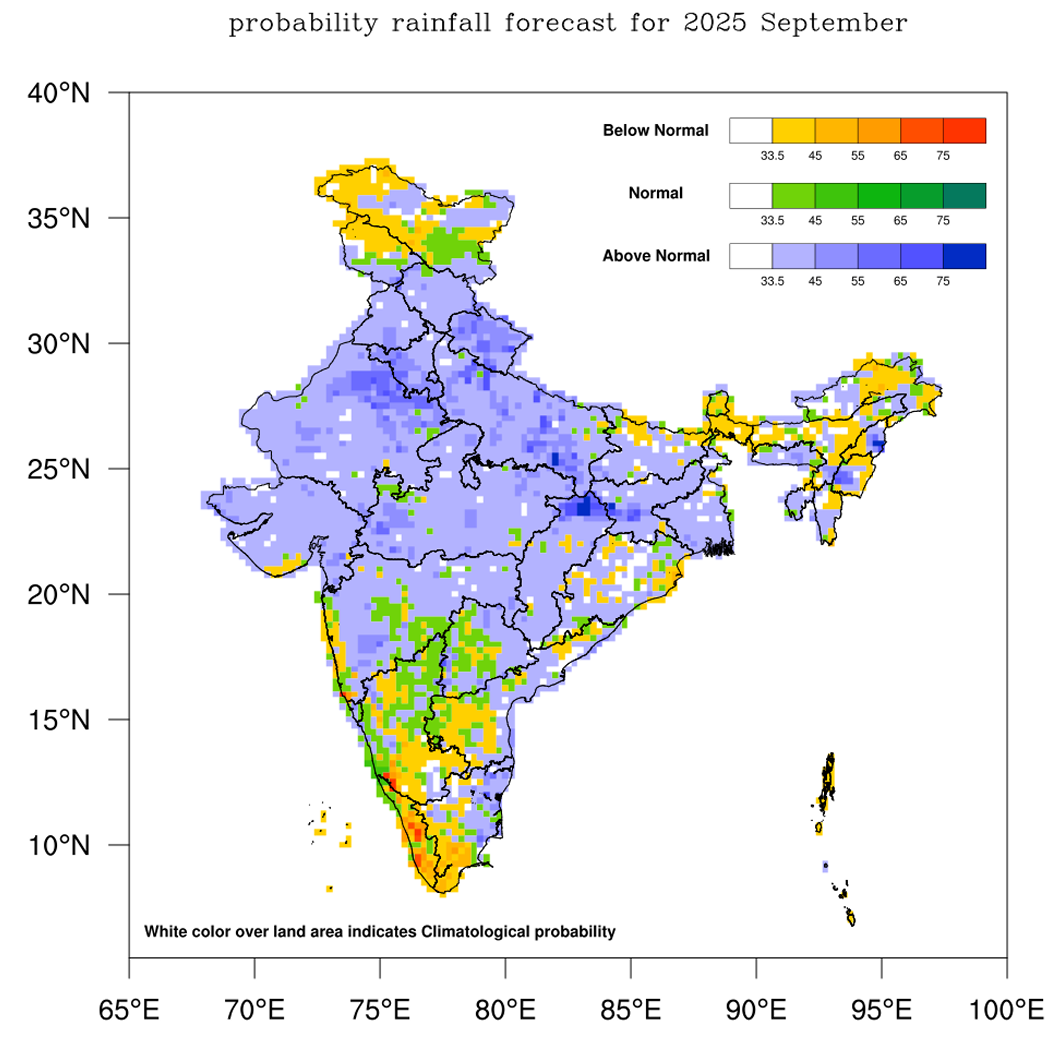 IMD forecast for September